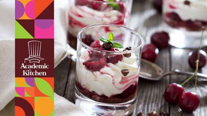 vişneli panna cotta ve limonlu no bake cheesecake